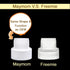 Maymom Valve Compatible with Freemie Closed System Cups, Duckbills or Valves, 4 pc White