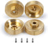 4pcs Brass SCX24 Wheel Hex Adaptor 5mm for AXI90081 AXI00001 AXI00002 1/24 RC Car Upgrades Parts