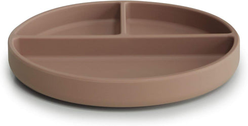 mushie Silicone Suction Plate - BPA-Free Non-Slip Design (Natural)