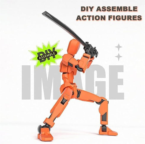 RENGNER Dummy13 Set, 13 Set, (Pre-Assembled) Magnetic Action Figure T Action Figure Anti-Gravity Style, Stop Motion
