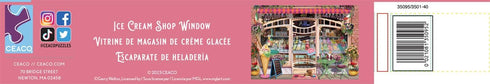 Ceaco - Ice Cream Shop Window - 2000 Piece Jigsaw Puzzle
