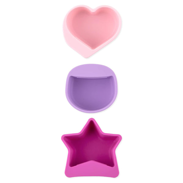 Bumkins Baby Silicone Little Dippers - Attaches to Bowls and Plates, Essential Feeding Supplies for Babies 6 Months Up