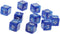 Yiotfandoll 10PCS Polyhedral Dice D6 Dice 16mm Acrylic 6 Sided Dice Double Colors