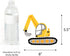 Bulldozer Set 20 Big Dot of Happiness Dig It - Construction Party Zone - Dump Truck Backhoe Excavator Decorations DIY