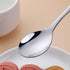 Kids Silverware Set, Stainless Steel Children Flatware, Toddler Utensils Set of 2, Silver