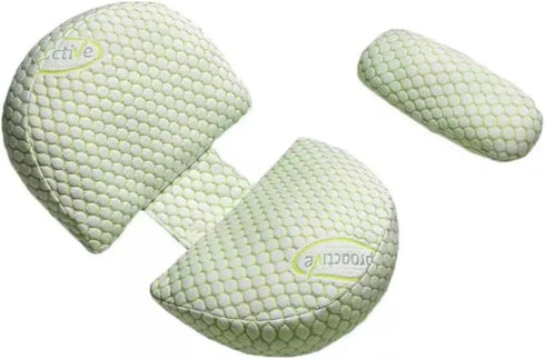 Olive Moon Maternity Travel Pregnancy Pillow | Portable Adjustable Belly Support Cushion for Pregnant Women
