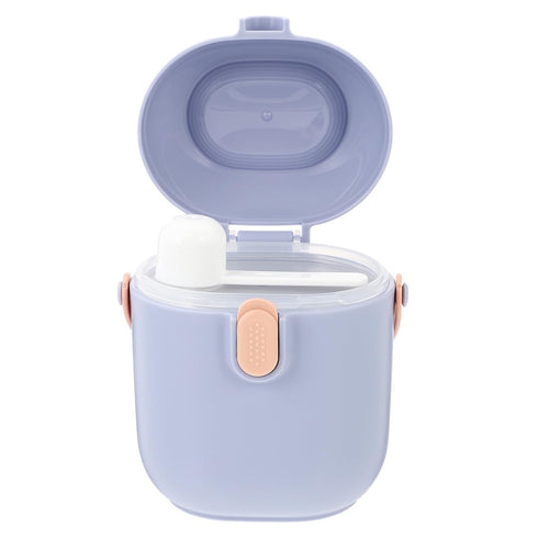 JUMPLAWN Portable Formula Dispenser with Spoon Sealed Storage Box for Milk Powder Snacks