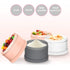 Kaptin Free,4 Formula Dispenser,Non-Spill Portable Stackable Baby Milk Powder Dispenser,Snack Storage Container,BPA