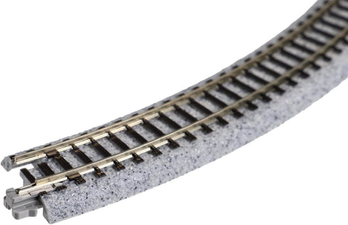 Kato 249mm (9 3/4") 45-Degree (4-Piece) USA Model Train Products Unitrack, Radius Curve Track