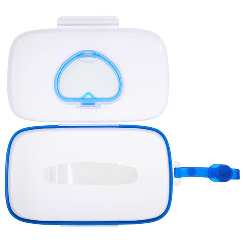 8.66X5.31X1.18In DOITOOL Portable Baby Wipes Box with Stroller Hanging Hook Refillable Outdoor Travel Wipe Holder