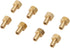 Brass RC Nut, 8Pcs Rust Resistant for SCX24 (8mm)