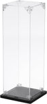 MECCANIXITY Acrylic Display Case - 4''x4''x12'' Clear Dustproof Display Box for Collectibles Action Figures