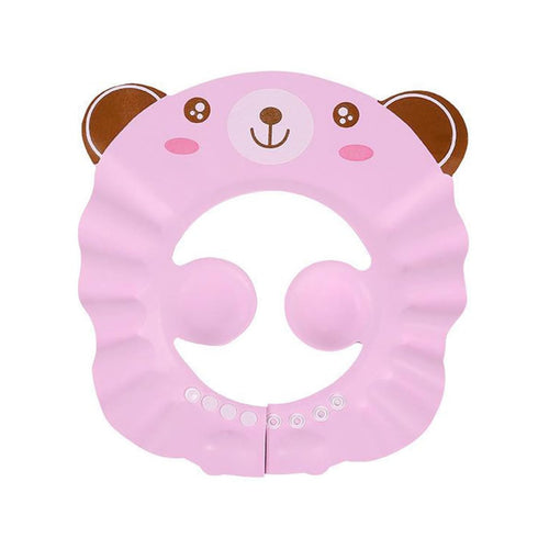 Pineeseatile Baby Shampoo Cap Adjustable Toddler Shower Ear Protection Shield Sun Shading Hat