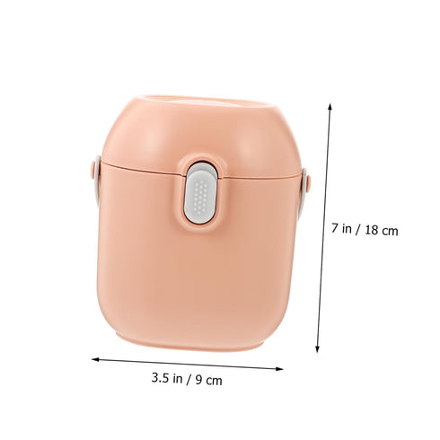 GALPADA Portable Formula Dispenser with Spoon Sealed Milk Powder Holder Double Design for Sanitary Storage Durable