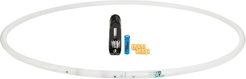 Light Up LED Hula Hoop, Hand Crafted in Michigan with Beautiful Auto Strobing Rainbow Lights