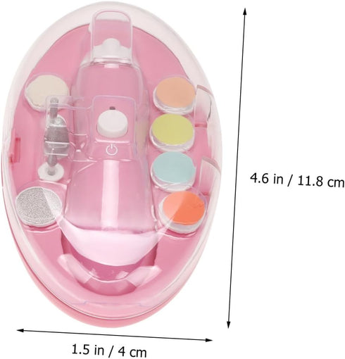 Trimming Nail for Boy Girl Electric Nail Clippers for Boys and Girls Toddlers Newborns Night Light for Parents