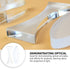 Balacoo Optical Lens Set - 2pcs Convex Concave Lens Set, Science Classroom Teaching Equipment Kits Supplies