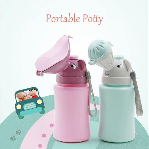 Travel-Friendly Portable Potty for Kids - Ideal for Car and Camping (Pink)