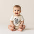 cheerilulu Newborn Infant Baby Boys Girls Bodysuit, Unisex Short Sleeve Funny Romper Reveal Pregnancy Announcement