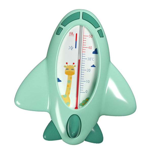 SHOWERORO Bath Tub Thermometer Bath Thermometer Water Cartoon Plane Floating Accurate Temperature