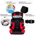2 Pcs Cute Cartoon Adjustable Sleep Positioner for Infants, Baby Head Support for Stroller and Car Safety Seat