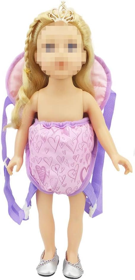 SOTOGO Baby Doll Carrier, Doll Backpack Carrier for American Dolls 15 Inch to 18 Inch