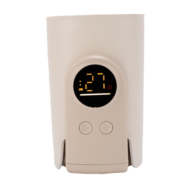 LICAEVEY Portable Bottle Warmer, Milk Bottle Heat Keeper with Fast Heating, Night Light,