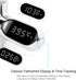 Lithx 360 0~100 Shower Thermometer, LED Digital Display Bath Water Thermometer Celsius Rotating Screen Baby Fahrenheit