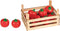 Goki Tomatoes in Vegetable Crate Toy