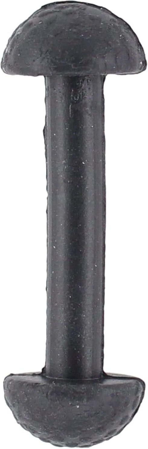 ApplianPar Replacement Leg Band Connectors for Vintage Figures Toys Black Rubber Pack of 10