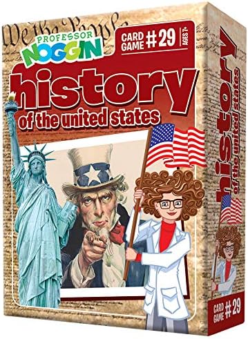 Professor Noggin's History of The United States Trivia Card Game - Educational