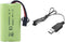 3.7V 1600mAh Li-ion Battery with SM-2P Plug and USB Charging Cable, Suitable for 9962 8837 RC Toy Car