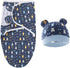 17-22 Inch 2pcs Reborn Baby Doll Blanket Accessories for Reborn Dolls Girls/Boys Soft Cotton Blue Bear Blanket Toddler