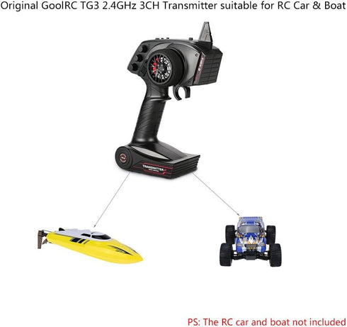 GoolRC 2.4G 3CH Remote Control Transmitter & Receiver