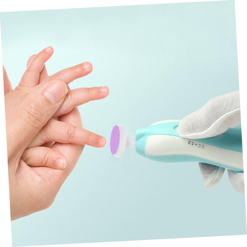 Trimmer 24 Baby Electric Nail Replacement Pads Pcs Nail Grinding Heads Sandpaper Pads for Infant Toddler Safe Gentle