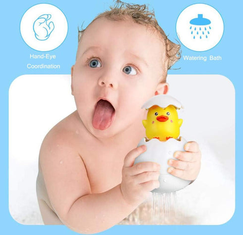 1-3 Swimming Easter Eggs Basket Stuffers,Baby Bath Toys for Toddlers Old Years,Sensory Toys Kids Bathtub Hatching Pool