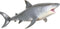 Large Great White Shark Toy - Realistic Marine Life Figure for Boys Girls & Kids Ages 3+, Shark Cake Topper