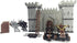 PXRJE Medieval Castle Knights Action Figure Toy Army Playset with Assemble Castle, Catapult and Horse-Drawn Carriage