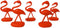 Gut Bustin' Games 1010 Trailer Park Wars - Orange Flamingos (Set of 100)