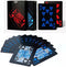 2 Decks of Waterproof Poker Cards with Flexible Plastic PVC and Classic Trick Cards