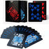 2 Decks of Waterproof Poker Cards with Flexible Plastic PVC and Classic Trick Cards