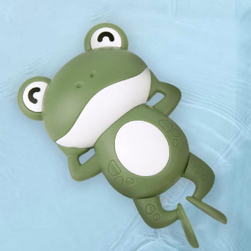 DTREELS Baby Bath Thermometers, Cute Cartoon Frog Bath Thermometer, ABS Waterproof Type-C Shower Thermograph, Tub