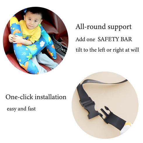 Travel Pillow for Kids - Car Pillow for Sleeping, Neck Pillow for Car Seat Head Support for Roadtrip