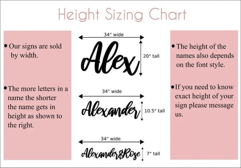Custom Nursery Wood Name Sign Personalized Nursery Decor Kids Name Sign for Accent Wall in Nursery or Kids Room Letter