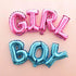 Boy and Girl Alphabet Letters Foil Mylar Balloons for Party Decoration