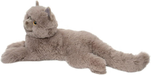 Douglas Cuddle Toys Juliette 15" Grey Persian CAT Plush Stuffed Animal