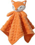 CREVENT Soft Plush Animal Face Security Blankets for Boys and Girls, Great Birthday Baby Shower Gifts (Orange Fox)