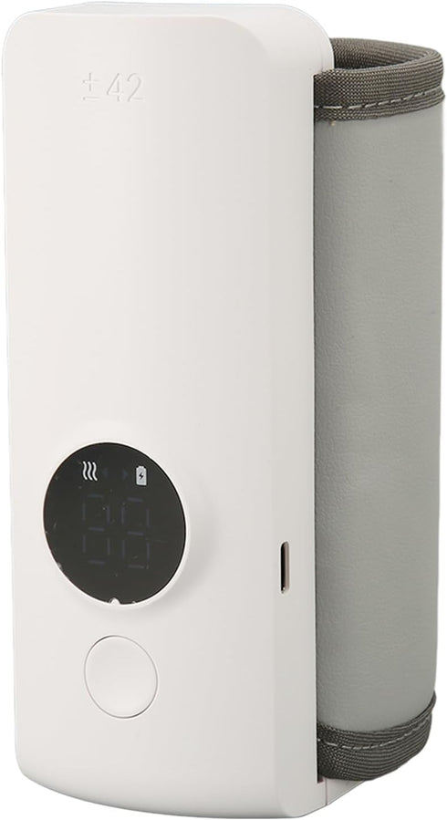 LICAEVEY 6 6000mAh Milk Warmer, Level Temperature USB Charging Bottle Heater with Strap, Car Journey Adapter Universal