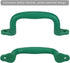Dolibest Set of 4 Safety Playground Handles - Swing Set Hand Grips for Climbing Frame and Play House (Green)