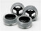 Tamiya Large Dia. Carbon Wheel Set (w/Slot Slick Tires) Mini 4WD Grade Up Parts Series by TAMIYA